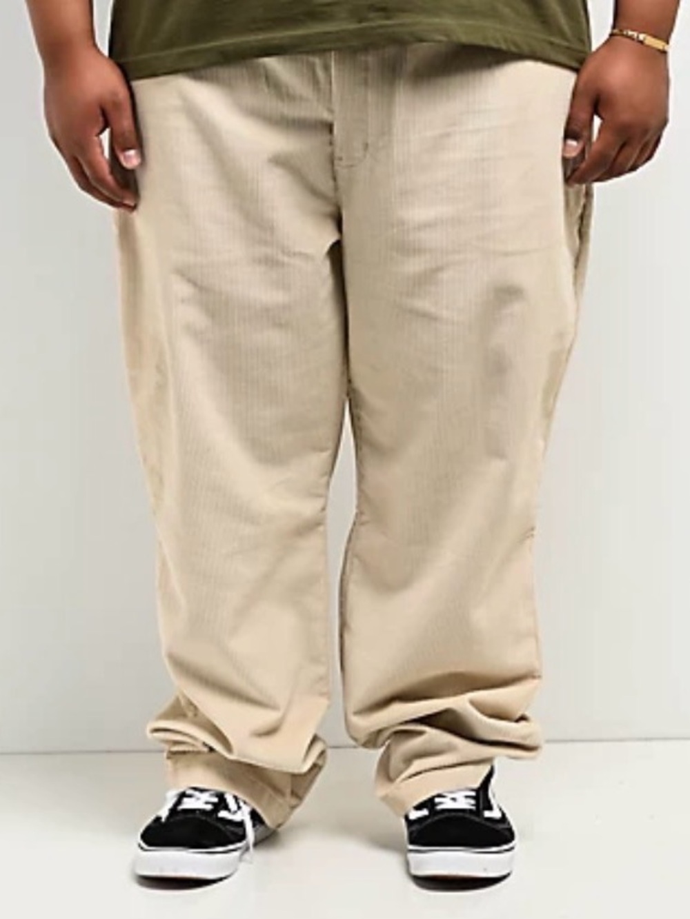 Dickies Skateboarding Tom Knox Sand Corduroy Elastic Waist Pants in 2XLR